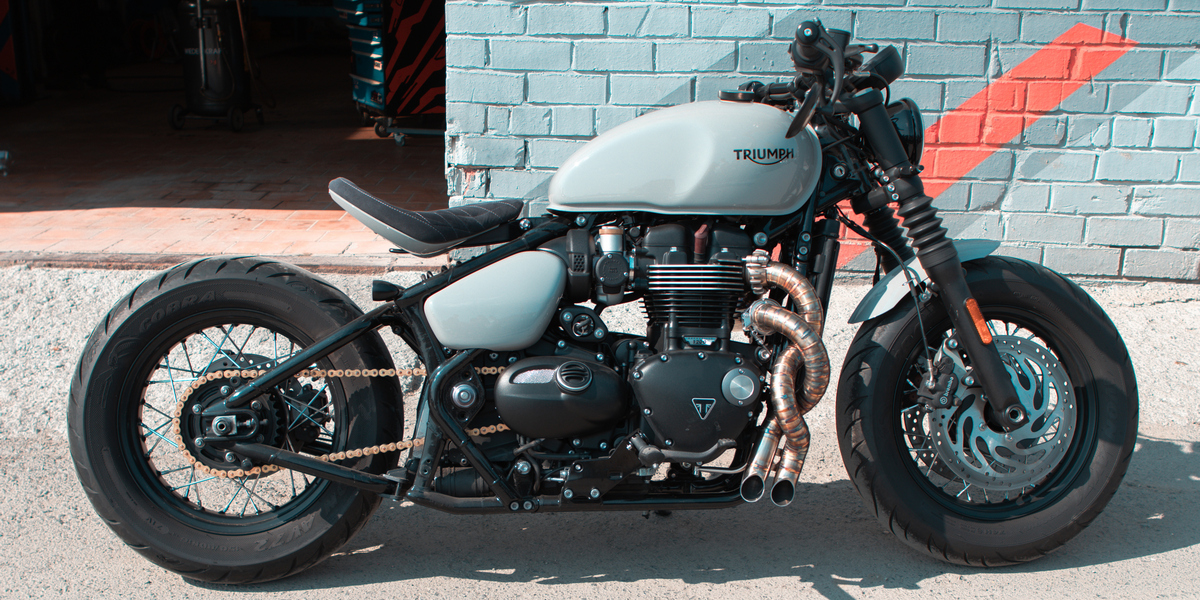 Triumph bonneville bobber sale custom